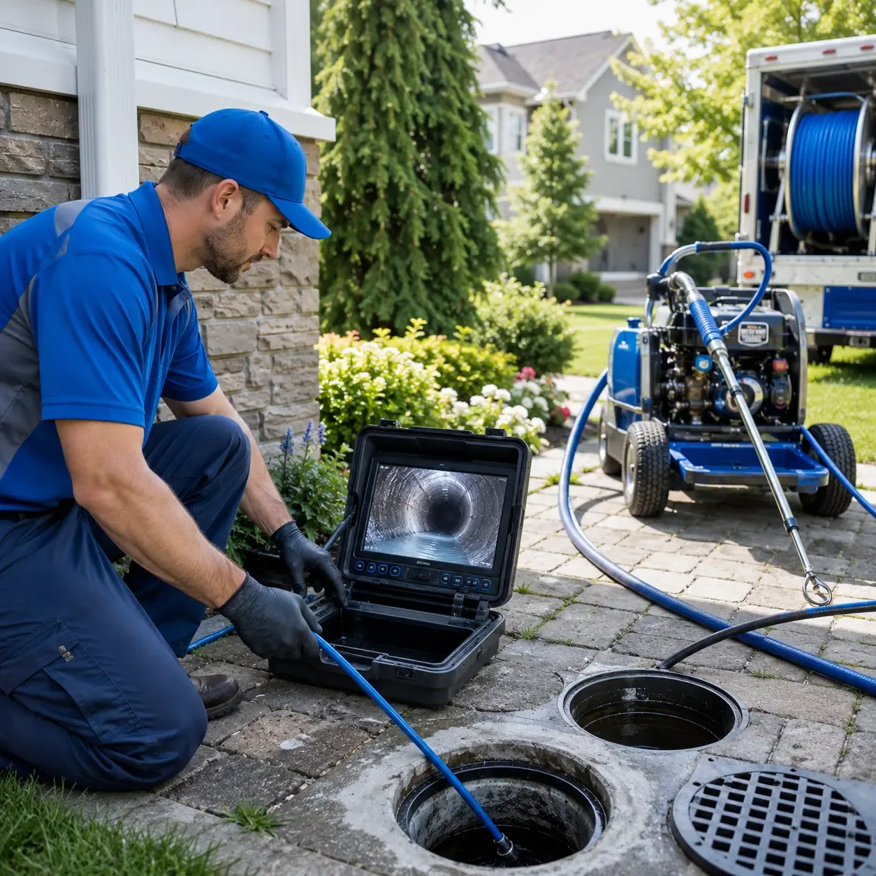 Outdoor drain cleaning professionals serving Breese, IL