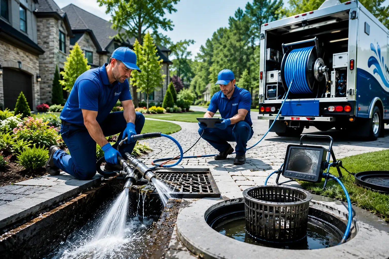 Local outdoor drain cleaning professionals in Breese, IL