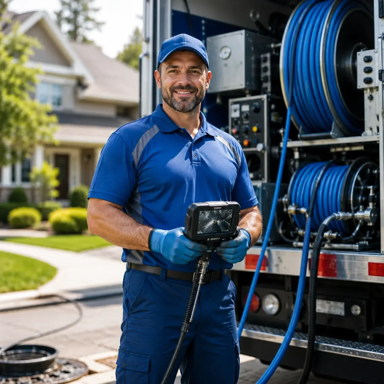 Local outdoor drain cleaning specialists in Breese, IL